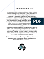 Practica de Procesos de Fundicion