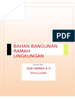 Bahan Bangunan Ramah Lingkungan