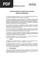 Bases Convocatoria - Concurso de Minicortos Por La Igualdad