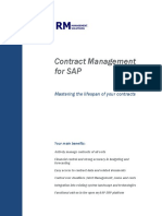 Contract Management SAP