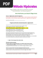 3 Fase Desintoxicación Hepática Método Hipocrates