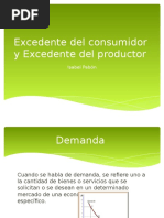 Excedente Del Consumidor y Del Productor