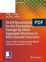 RILEM Recommendations For The Prevention of Damage by Alkali-Aggregate Reactions in New Concrete Structures