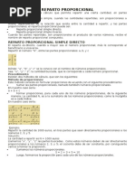 Reparto Proporcional Teoria