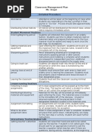 3 9 Classroom Management Plan