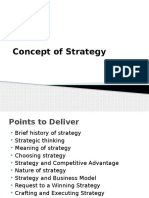 The Concept of Strategy