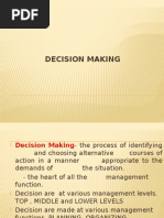 Decision Making, Engineering Management