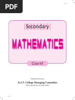 Secondary Maths 6