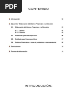 Elaboracion Del Informe Financiero A La Direccion