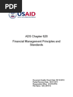 ADS Chapter 620 Financial Management Principles and Standards