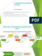 Descentralización en El Perú