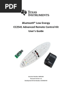 CC2541 Advanced Remote Control Kit User's Guide: Bluetooth® Low Energy