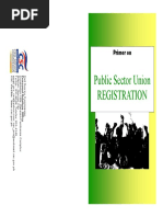 Public Sector Union Registration: Primer On