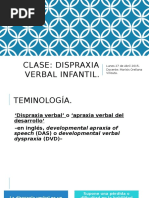 CASO CLÍNICO - Dispraxia Verbal Infantil