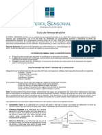 Interpretacion Perfil Sensorial Dunn