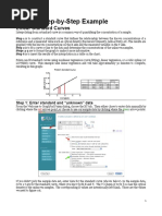 Prism 6 - Linear Standard Curve