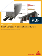 Sika Carbodur Calculation Software User Guide