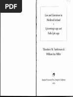 Andersson and Miller, Law and Literature in Medieval Iceland