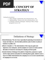 Strategic Concepts