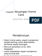 Aspek Keuangan Home Care