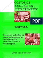 Costos de Producción en Productos Cárnicos