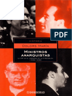 Marín, Dolors - Ministros Anarquistas La CNT en El Gobierno de La II República (1936-1939)