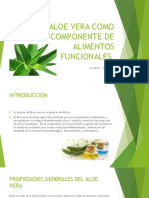 El Aloe Vera Como Componente de Alimentos Funcionales