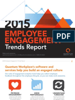 2015 Employee Engagement Trends Report DATA ANALYSIS