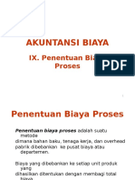 Penentuan Biaya Proses