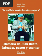 Memoria de Juan Quero Labrador, Pastor y Escritor.