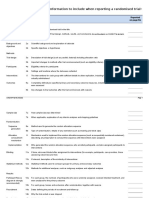 CONSORT Checklist of Information To Include When Reporting A Randomised Trial