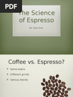 The Science of Espresso Presentation