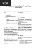 Ayo Membuat Program Pascal - Dasar-Dasar Pemrograman