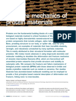 Fracture Mechanics of Protein Materials: mbuehler@MIT - EDU