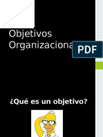 Objetivos Organizacionales