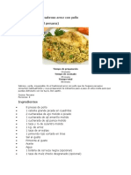 Receta de Arroz Con Pollo