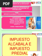 Impuesto Alcabala e Impuesto Predial