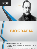 Biografia Augusto Comte