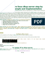 How To Configure Linux DHCP Server