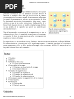 Investigacion:Carga Eléctrica 