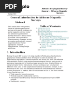 General Introduction To Airborne Magnetic Survey