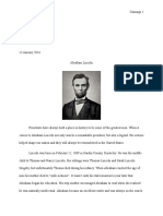 Abraham Lincoln Essay