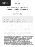 Medo Photo Supply Corporation v. National Labor Relations Board