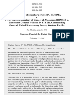 Homma v. Patterson, 327 U.S. 759 (1946)