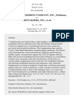 Cooper Stevedoring Co. v. Fritz Kopke, Inc., 417 U.S. 106 (1974)