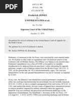 Frederick Jones v. United States, 419 U.S. 907 (1974)