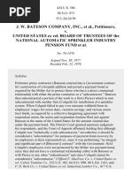 JW Bateson Co. v. United States Ex Rel. Bd. of Trustees of Nat. Automatic Sprinkler Industry Pension Fund, 434 U.S. 586 (1978)