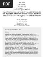 Garcia v. San Antonio Metropolitan Transit Authority, 469 U.S. 528 (1985)