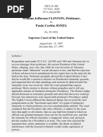 Clinton v. Jones, 520 U.S. 681 (1997)