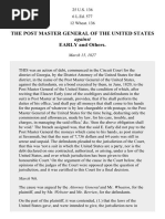 Postmaster General v. Early, 25 U.S. 136 (1827)